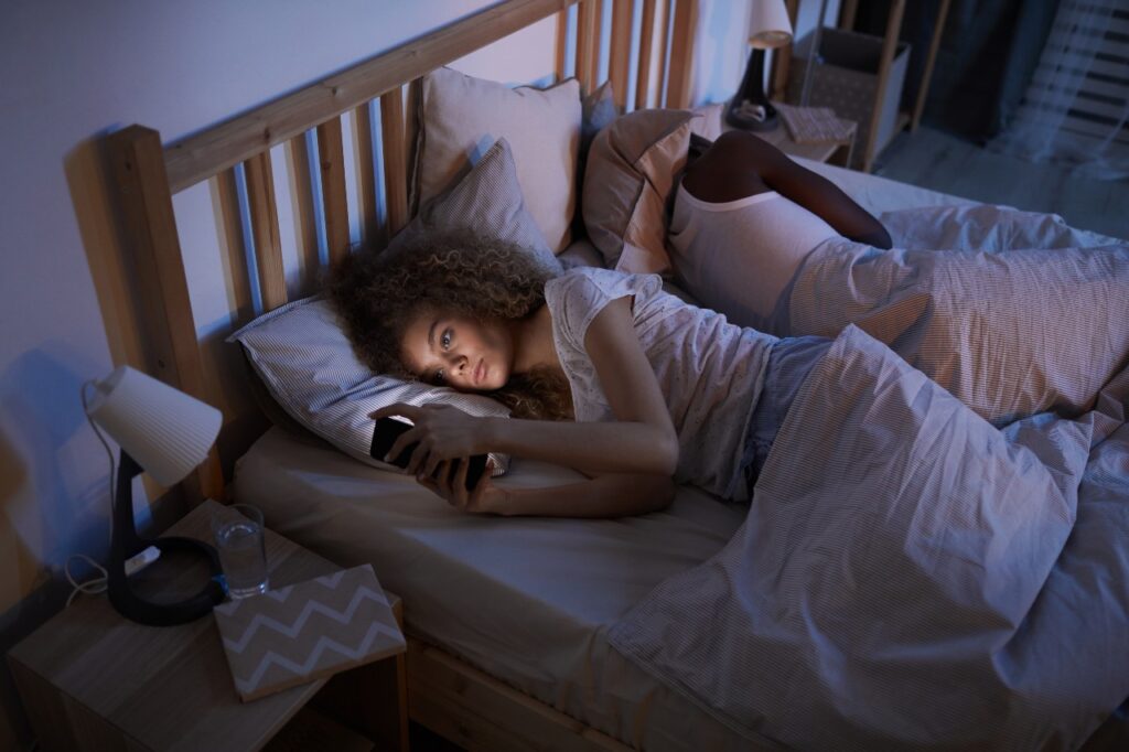 Hard time sleeping in modern times